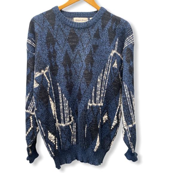 Vintage Other - Vintage 80s grandpa sweater, large